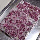 食用菊の下処理と冷凍保存